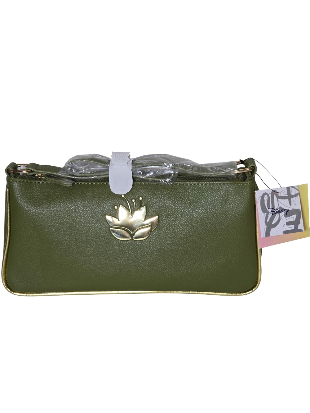 Danielle Nicole DANI Princess Tiana Green Shoulder Bag NWT Gold Trim Disney - Picture 2 of 3